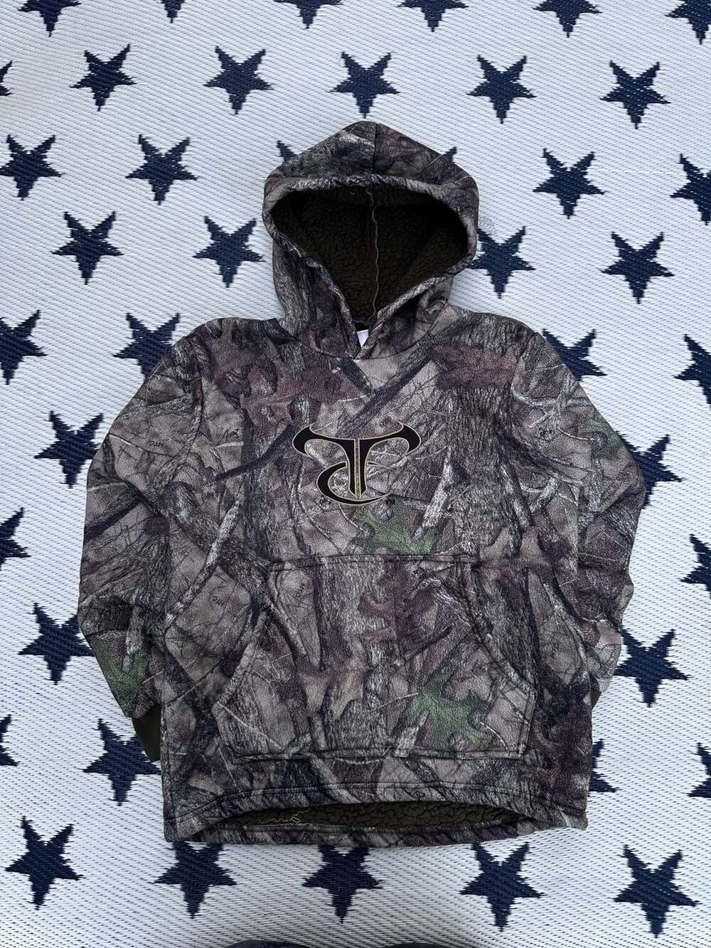True Timber Camo Sherpa Lined Pullover Hoodie